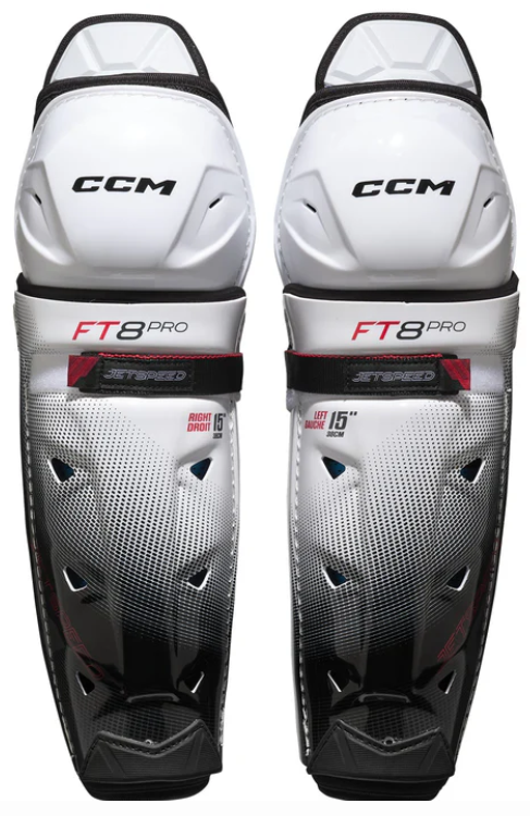 CCM Jetspeed FT8 Pro Shin Guards - Junior